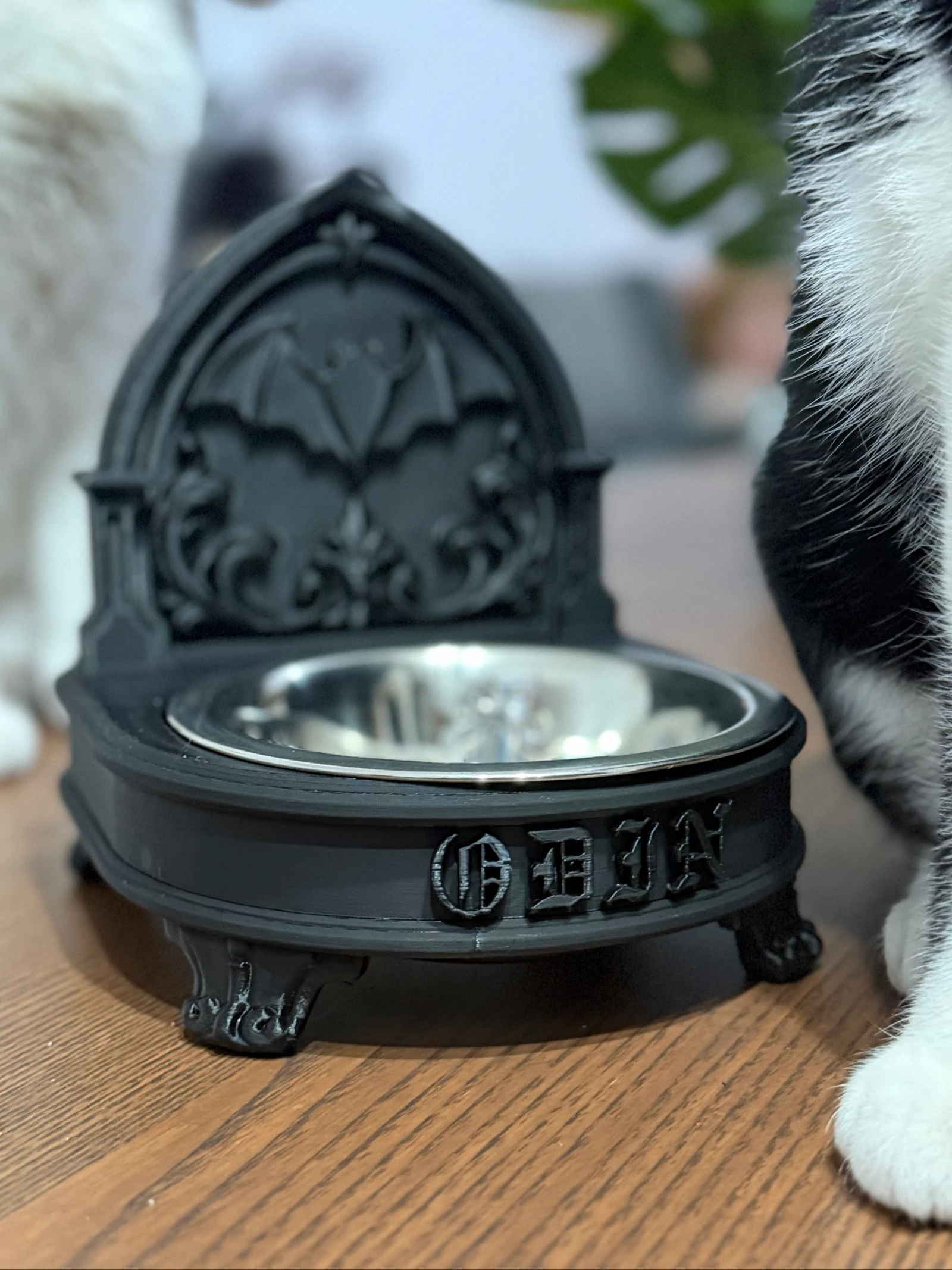 Comedouro/PetFeeder gótico personalizado 